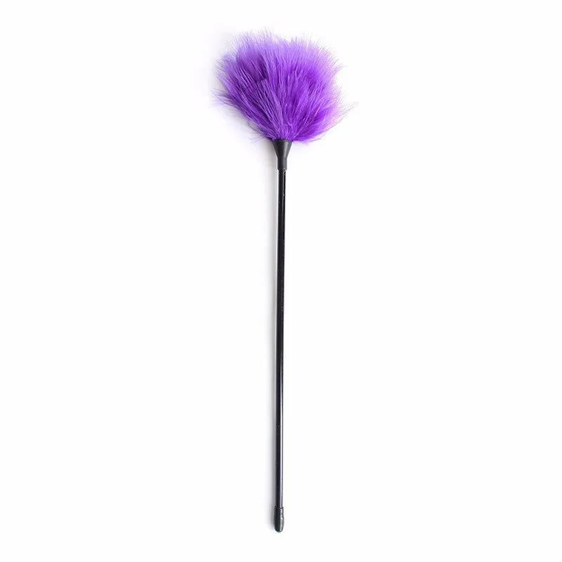 Sex Toys 27cm Flirt Feather Whip Spank Flogger Clit Tickler BDSM Bondage Slave Erotic Adult Toy Sm Game Sex Shop