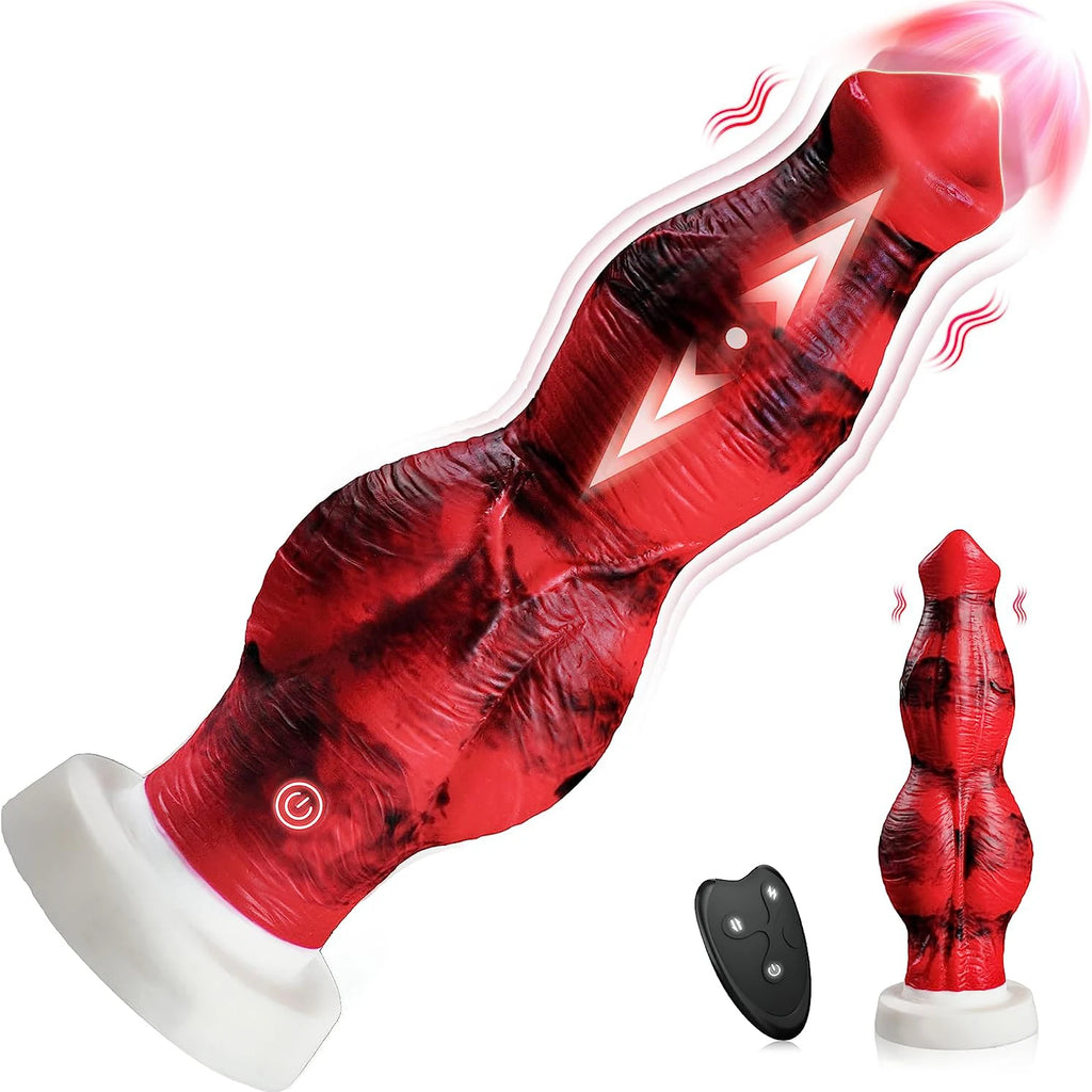 10 inch Thrusting Dildo Vibrator 7 Vibration & Thrust Modes Huge Monster Dildos G Spot Anal Toys with Remote Control for Women
