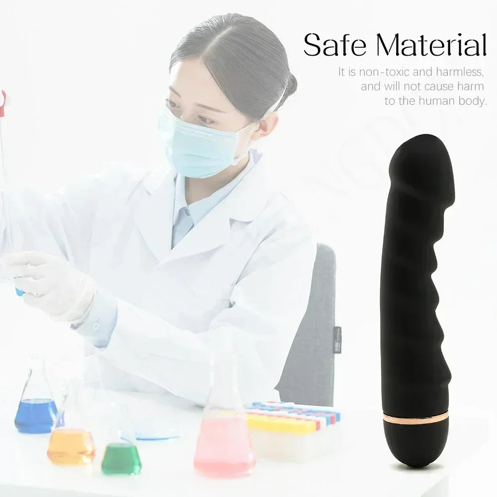 10 Modes Strong Vibrator Adult Sex Toys Soft Silicone G-spot Dildo Realistic Penis Clitoral Stimulator Female Masturbator Vibrat