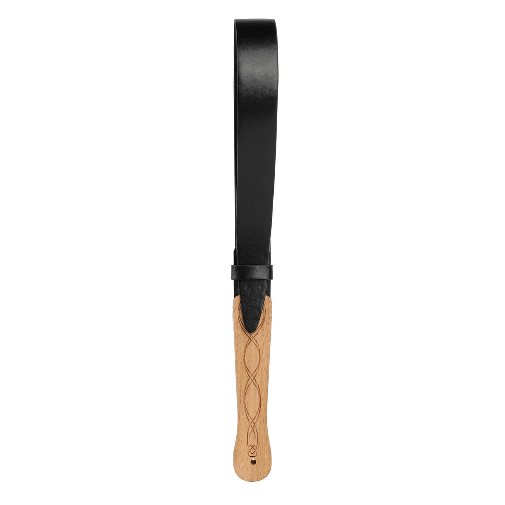 SM Bondage Sexy Whip For Couples Leather Fetish Whip Flirting Paddles Slave Fetish Wooden Handle Spank Paddle BDSM Adult Sex Toy