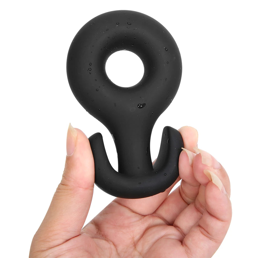 Hollow Wearable Soft Small Silicone Anal Plug Dildo Butt Plug Sex Toys for Adult Beginner Anus Trainer Anal Toy for Men Sex Shop