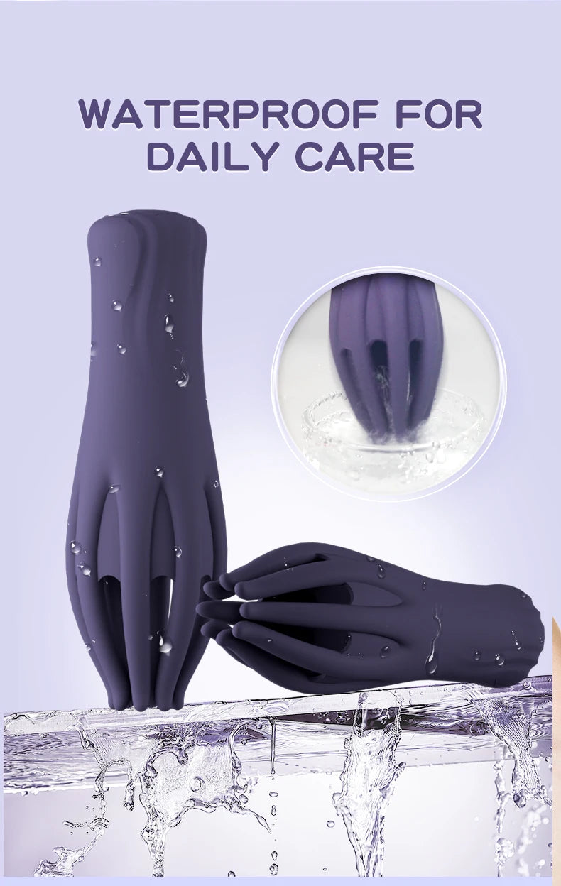 Adult Toys Sex Glans Trainer Penis Massage Male Masturbator Vibrating Glans Vibrator Sex Toys for Men Lasting Delay Endurance