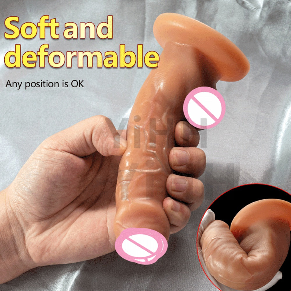 Soft Big Dildo Realistic Slicone Male Artificial Penis With Suction Cup Dick For Woman Masturbator Adult Sex Toys Stiff Dildos