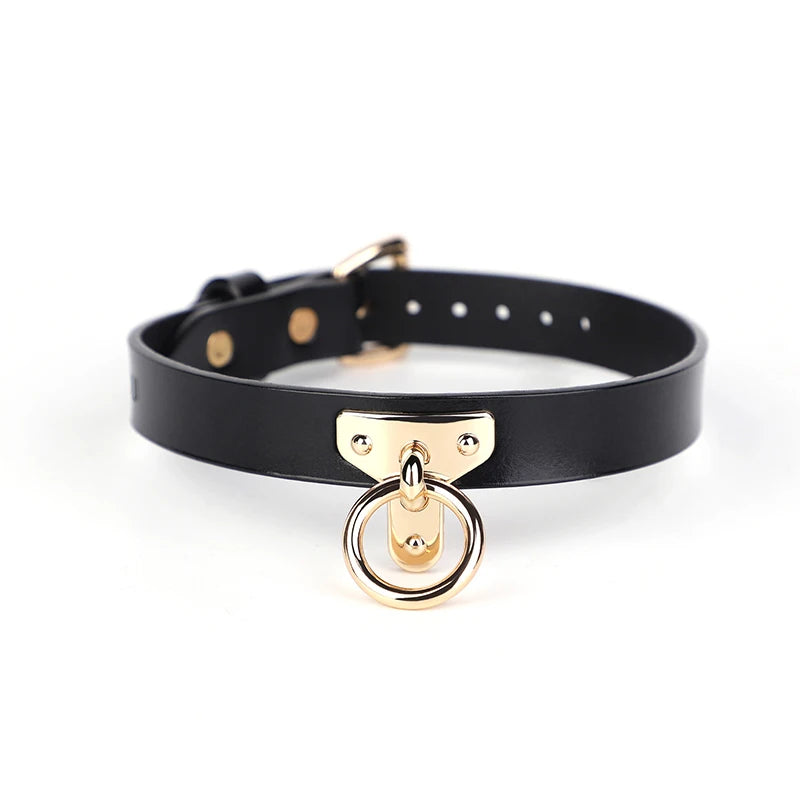 sm props bondage leather collar slave bed neck bondage with belt BDSM erotic sex toys women couple adult games