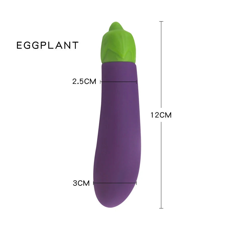 Mini Vegetables Vibrator for Female Masturbation Vagina Clitoris Stimulator Massage Sex Toy Portable G Spot Bullet Vibrating Egg