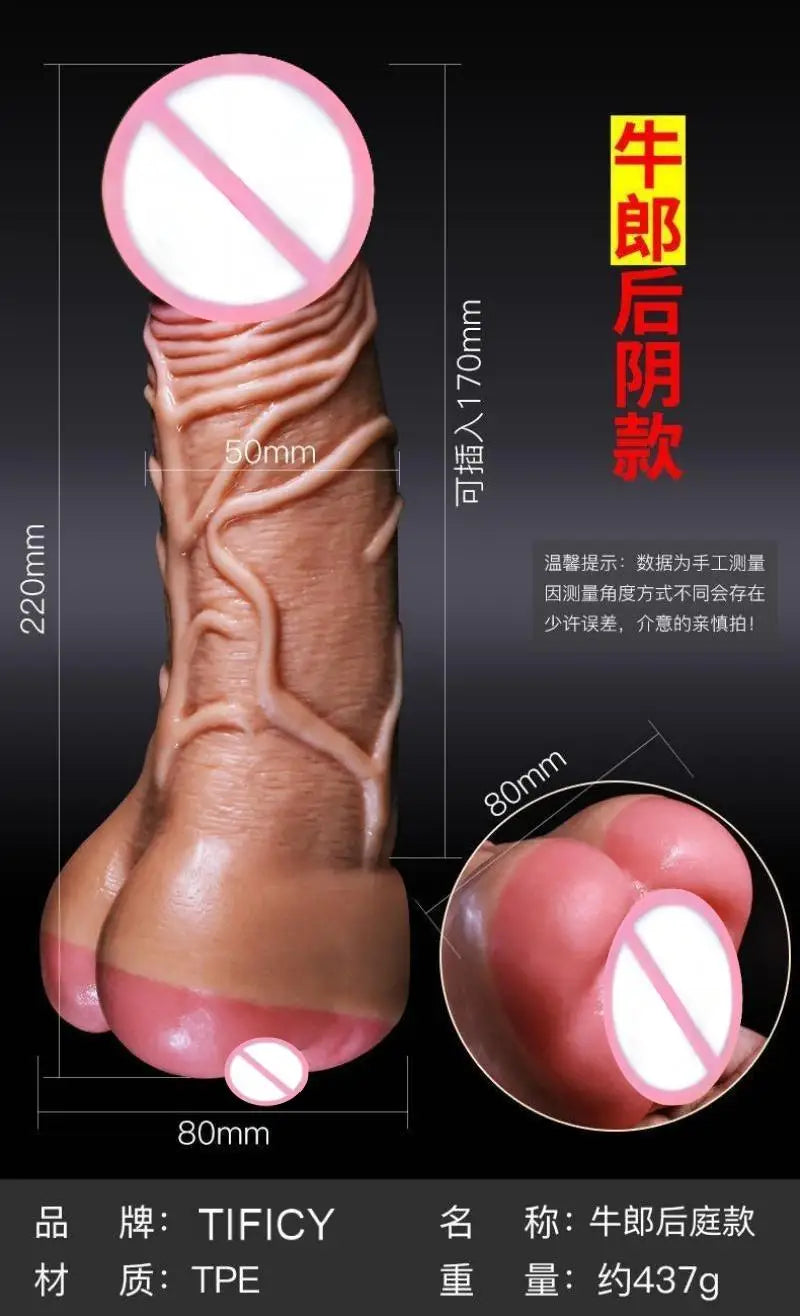 Cowboy and Cowgirl Masturbator Kit with Realistic Vagina and Anus, Clitoris Stimulator, Penis Enlargement, 18+ Adult Sex Toys