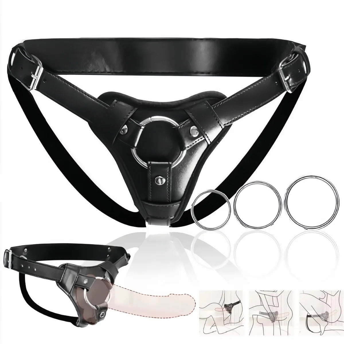 Head-mounted for Face Mask Mouth Gag Harness Adult Training Sex Toys for Women Men Gay Erotic Slave BDSM Bondage Punk Mask
