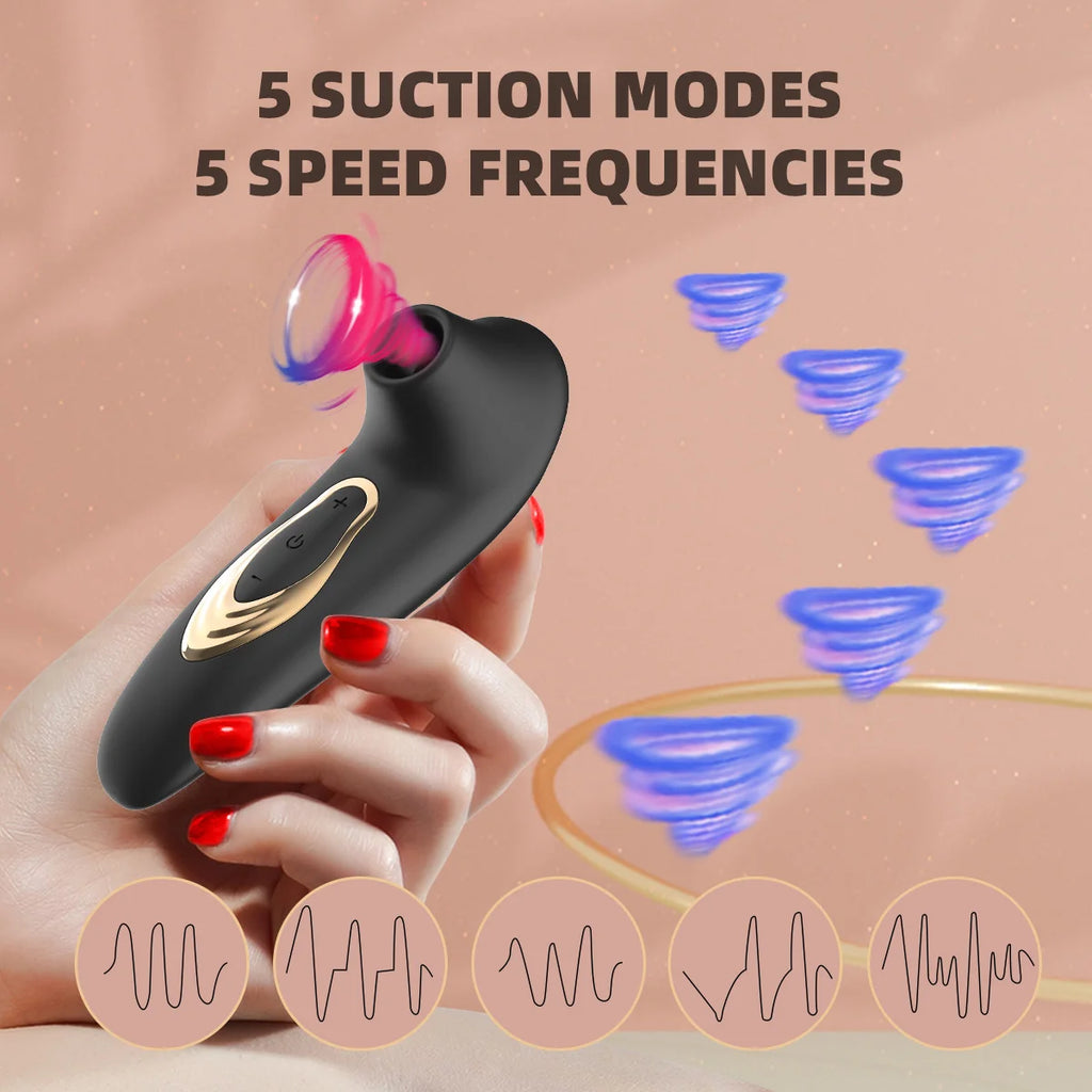 Sex Toys Sucker Clitoris Powerful Sucking Vibrator Female Clit Nipple Oral Vacuum Stimulator Massager Adults For Women