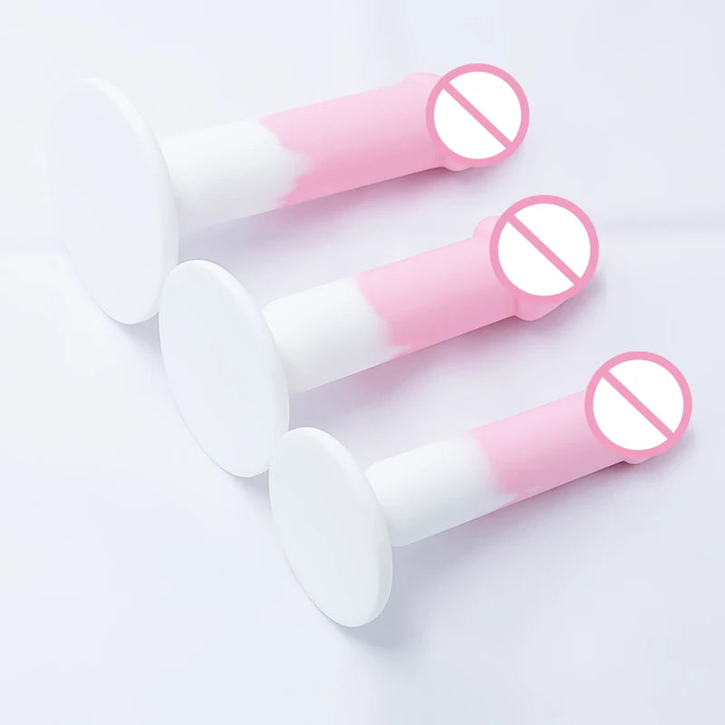 Silicone Anal Dildo Anal Plug for Woman Suction Cup Base Butt Plug Penis Dildos Anal Toy Anal Trainer Sex Toys For Woman Men