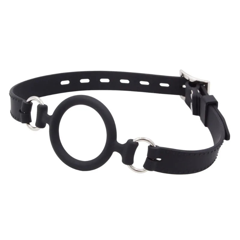 Silicone Ring Gag Mouth Restraint SM Toy for Couples Open Mouth Training Oral Play Fetish Bondage Adult Toy for Men and Women