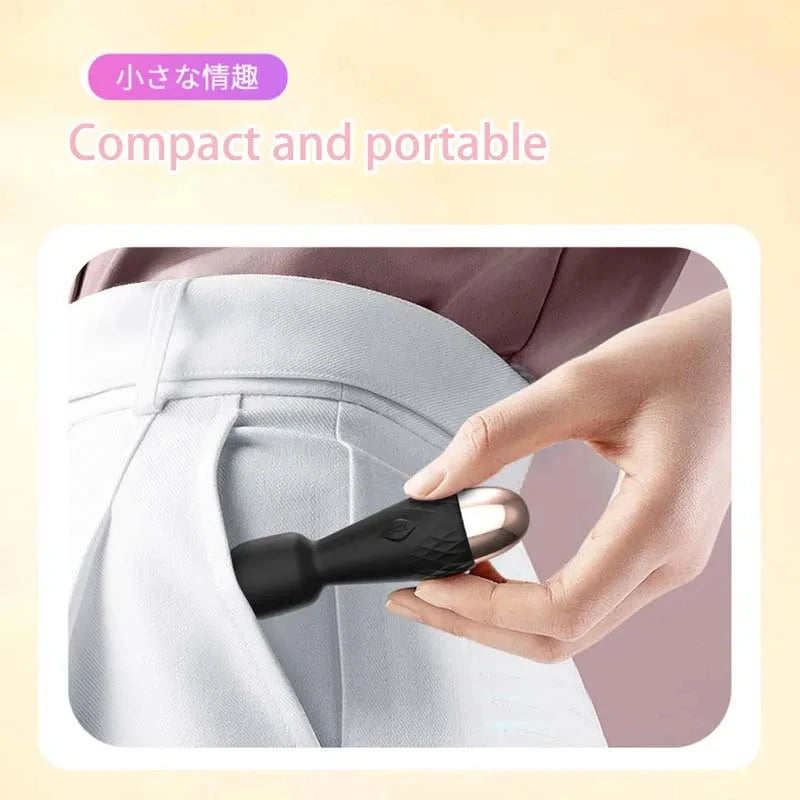 Mini Vibrator for Women - Dual G-Spot & Clitoral Stimulator, Handheld Personal Massager