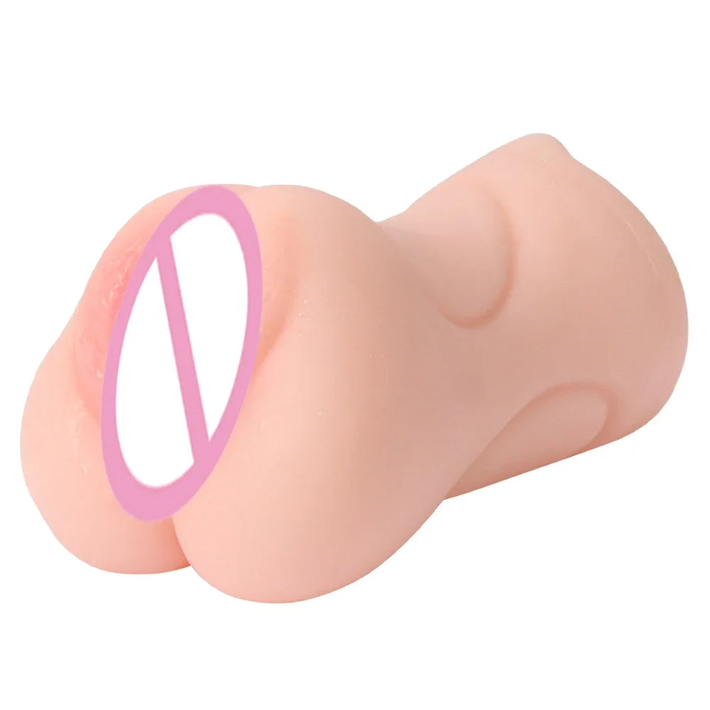 Masturbation Stick Male Masturbator Artificial Vagina Simulator Realistic Rubber Vaginal Industrial Pussy Sex Toys For Men Adult