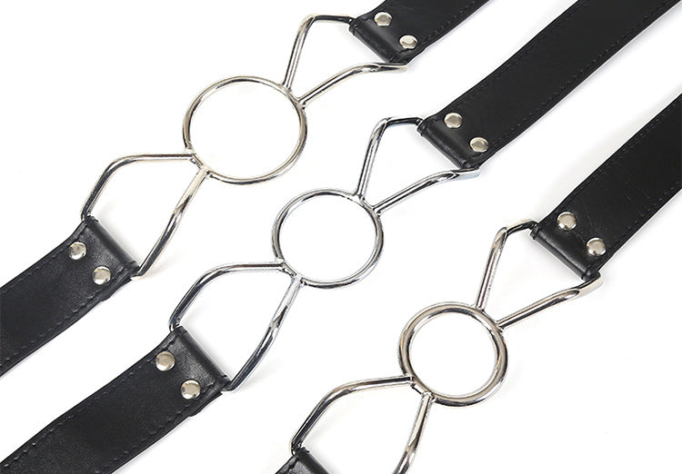 Open Mouth Gag BDSM Bondage Restraints Breathable Ring Harness Strap Fetish Sex Toys For Couples Oral Gags Cosplay Adult Games