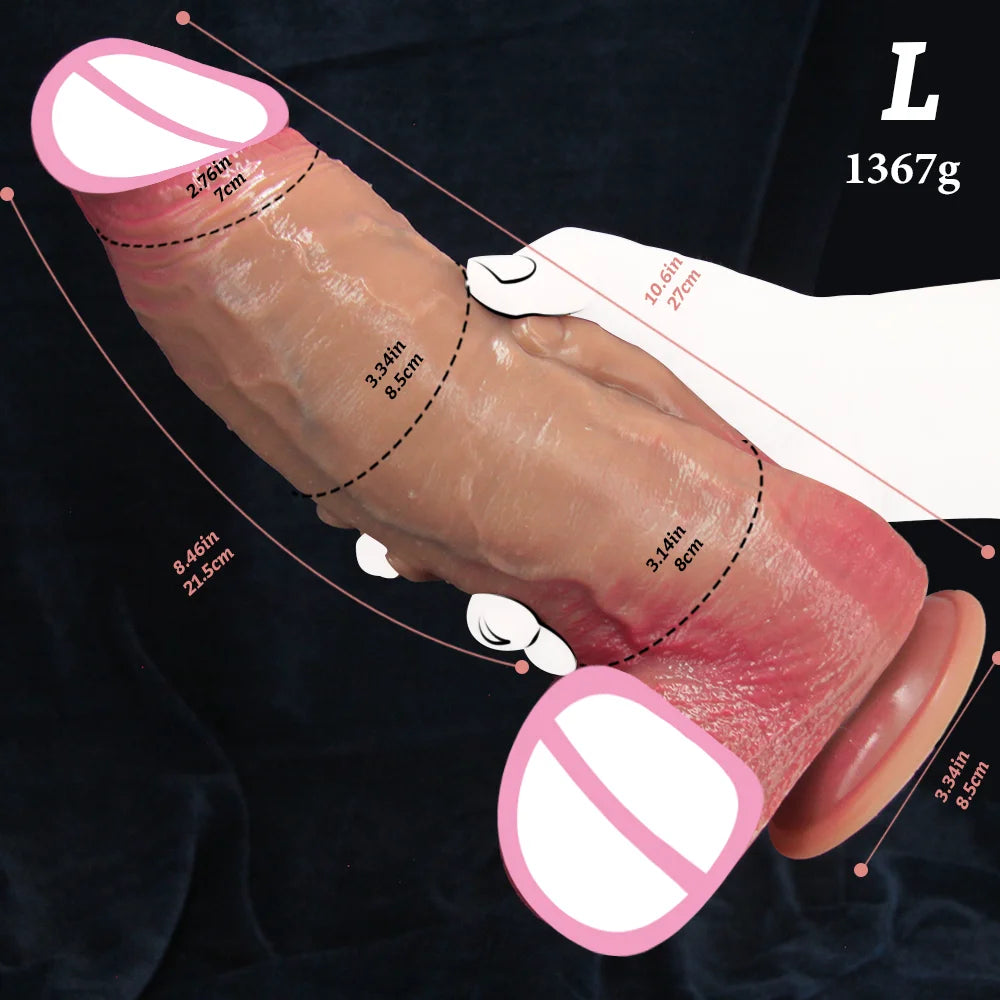 Super Big Dildo Realistic Penis Thick Dick Male Genitals Vaginal Female Masturbator Oversized Dildos Adult Sex Toys for Women