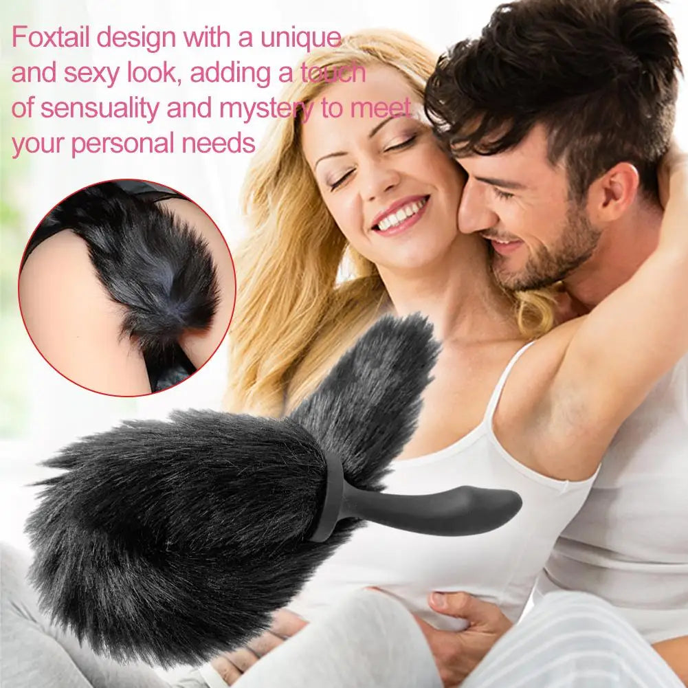 Silicone Sexy Fox Tail Anal Plug Anal Dilator For Women Men Butt Plug Dildos Small Tail Anal Plug Cosplay Sex Toys For Adult