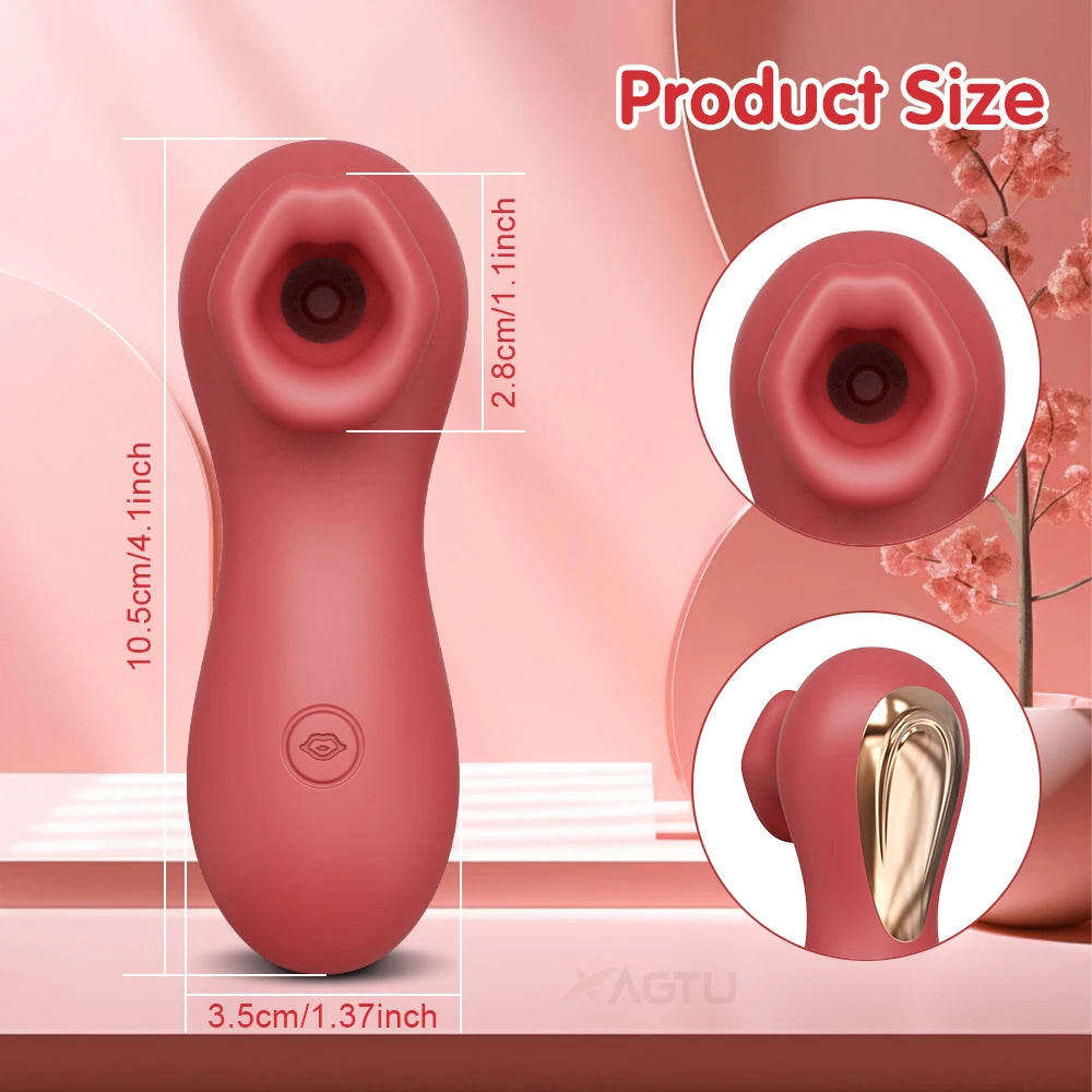Adult Supplies Vibrator Nipple Vagina Stimulator Massager Masturbation Tools Women Couple Sex Toys Sucker Vibrator Sex Toys