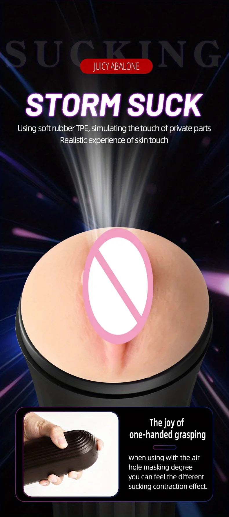 Realistic Vagina Male Masturbator TPE Soft Tight Pussy Erotic 18+ Adult Toys Sex Toys For Men Masturbatings machine Sex shop