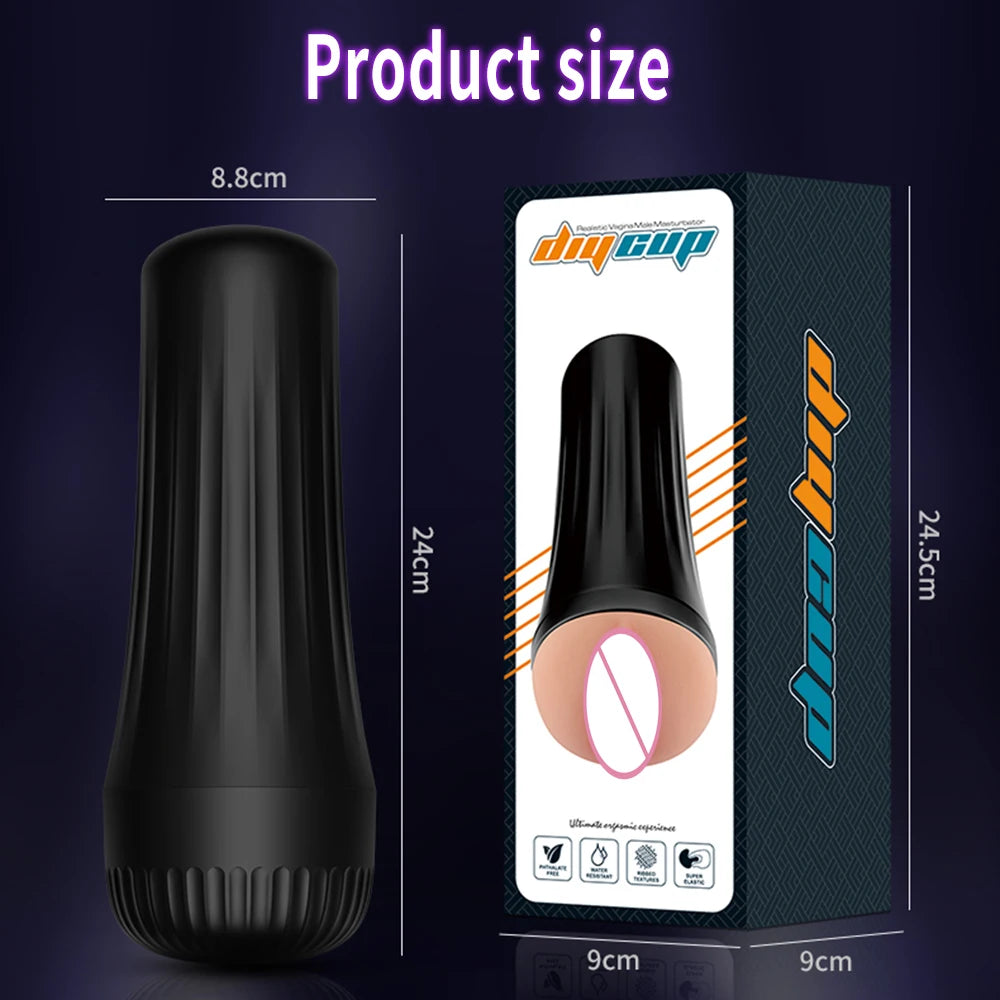 Realistic Vagina Male Masturbator TPE Soft Tight Pussy Erotic 18+ Adult Toys Sex Toys For Men Masturbatings machine Sex shop