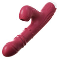 Thrusting Vibrator Dildos Adult Sex Toy for Women G Spot Vibrator with Sliding Ring Thrusting Dildo Rabbit Vibrators for Female