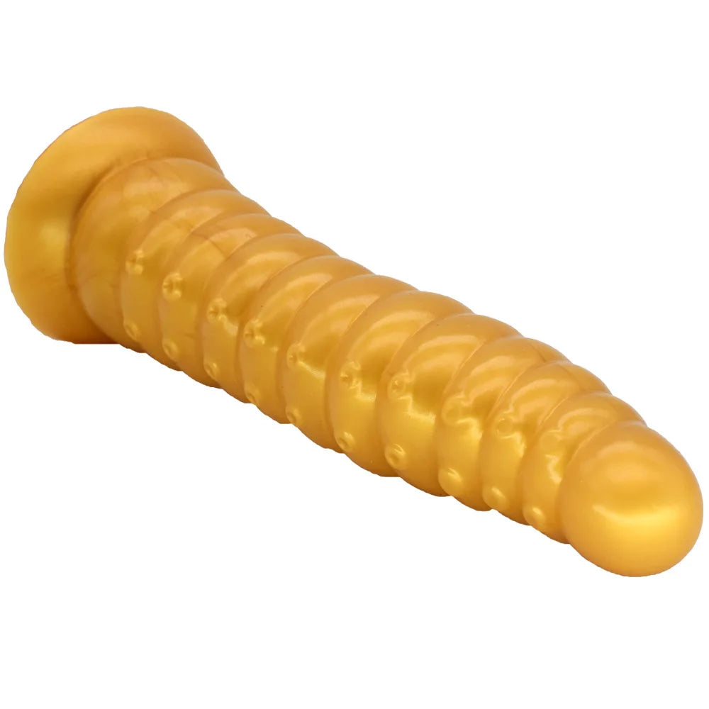 Silicone Simulation Dildo Female Masturbator Clitoris Massager Sex Toy Simulation Caterpillar Dildo