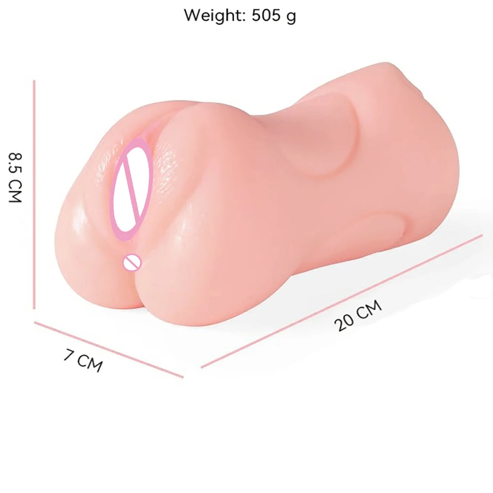 3 IN 1 Sex Toys Masturbation For Men Deep Throat Artificial Real Pussy Oral Male MasturbatorBlowjob Realistic Rubber Vagina