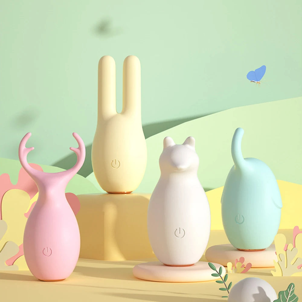 Vibrators for Women 10 Modes Vibration Cute Pets Shape Sexy Toys Nipple Clit Stimulator Waterproof Sex Toys for Women Sex Shop