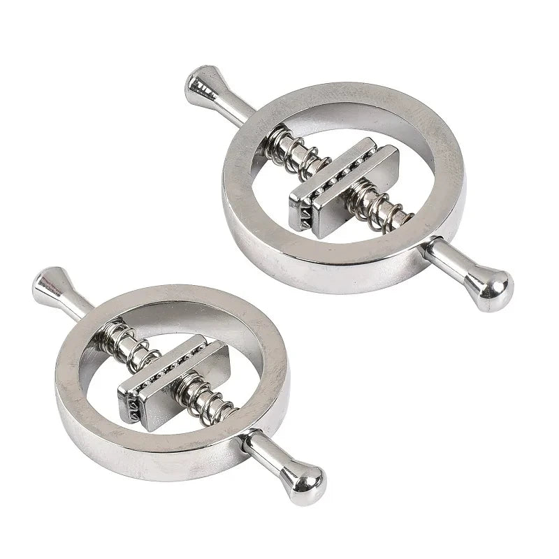 Stainless Steel Adjustable Nipple Clips Erotic Goods Nipple Stimulation Breast Bondage Restraint Fetish Bdsm Sex Toy for Woman