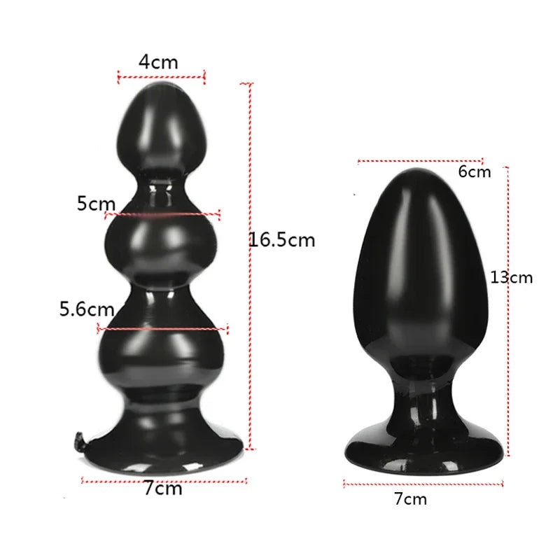 Silicone Anal Beads Butt Plug Sex Toys for Men Women Anal Expander Prostate G-Spot Stimulator Anus Big Dildo Butt Masturbator