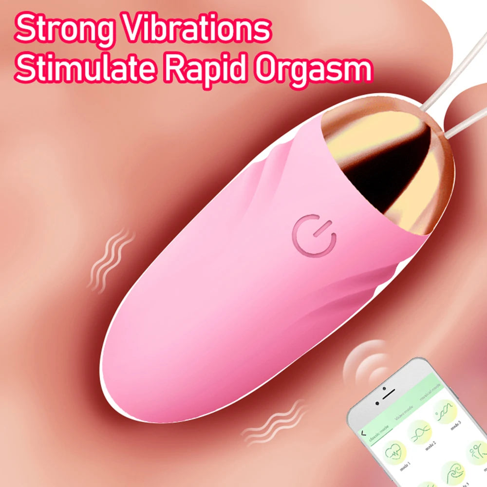 Bullet Vibrator Sex Toys for Woman Wireless Remote Control Vibrating Eggs Dildo Clitoris Stimulator G- Spot Vibrators for Women