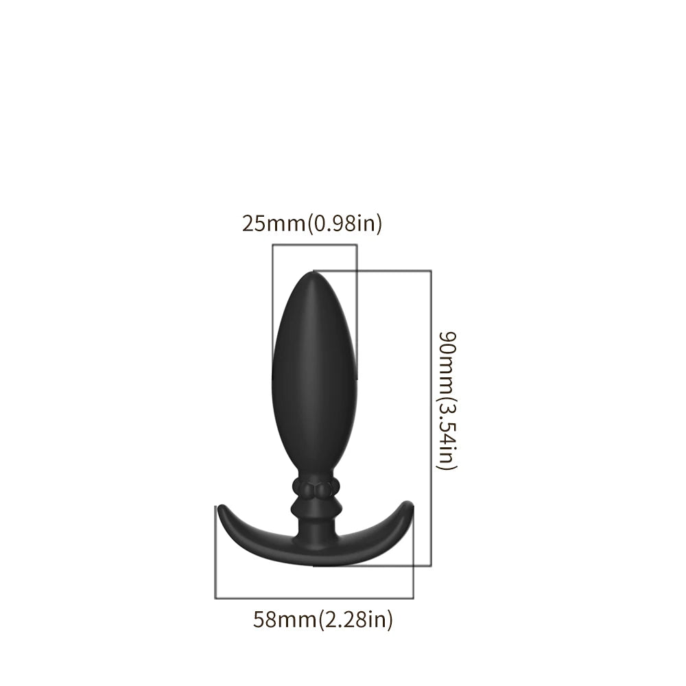 Adult Silicone Anal Plug Dildos Bullet Vibrator Butt Plugs Sex Toys for Women Men Gay Prostate Massager Anal Masturbating S/M/L
