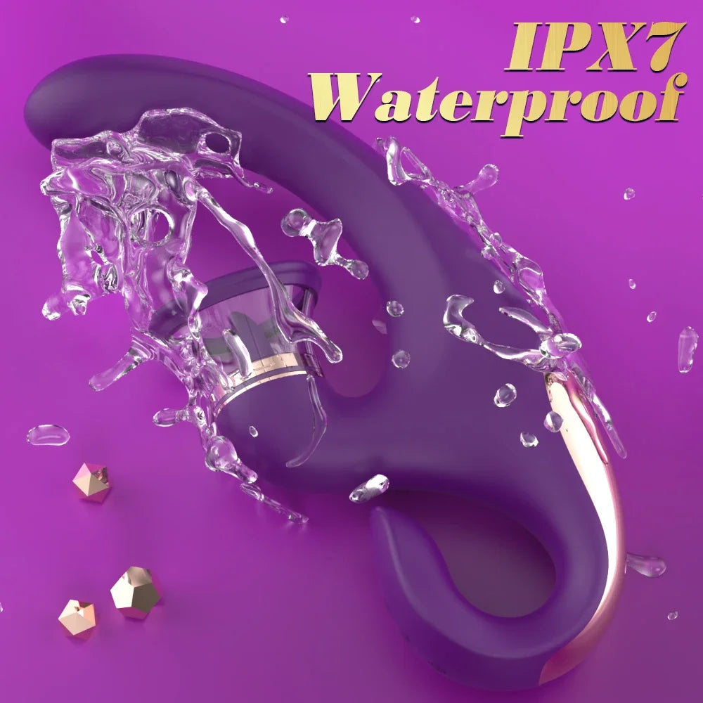 G Spot Vibrator Adult Sex Toys for Women, Tongue  Sex Toy Dildo Vibrators Clitoral Stimulator with 7 Licking Sucking 7 Vib