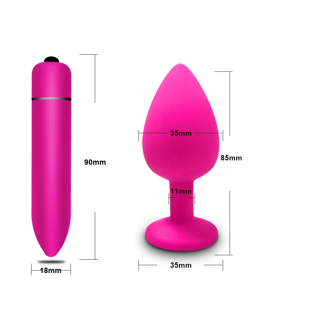 10 Speeds Mini Bullet Vibrator Massager Vagina Vibrator Erotic Masturbator Female Clitoris Stimulator Sex Toy for Women Anal Toy