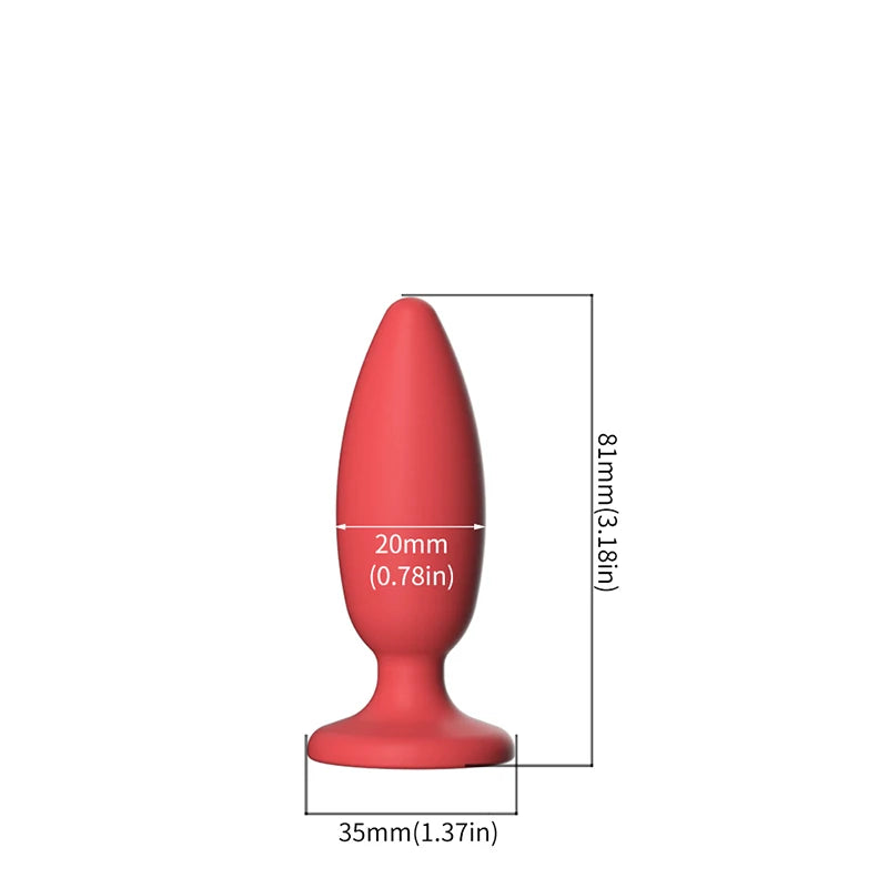 Silicone Anal Plug For Women Anal Vaginal Expander Bottom with colored diamonds Sex Toy Adults Games Couple Tool Erotic Products
