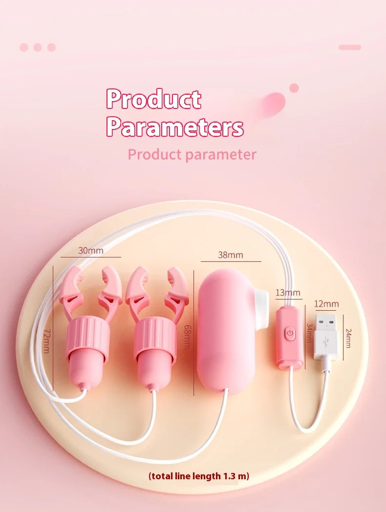 Adult Toys Milk Clip Clitoral Clamp Electric Suck Nipple High Tide Sex Toy Female Masturbation Device