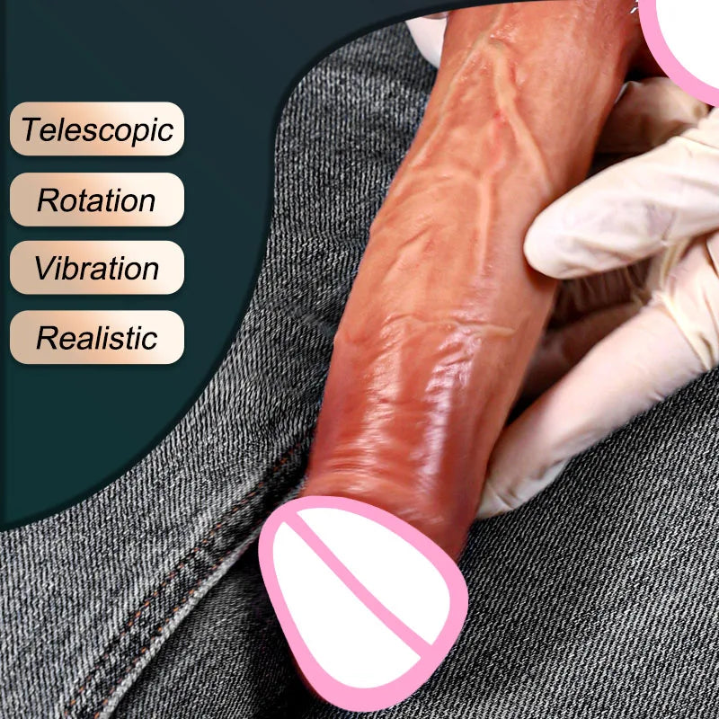 Super Realistic Dildo Vibrator Silicone Penis Anal Sex Female G-Spot Masturbator Adult Sex Toy Lesbian Gay Butt Plug For Women