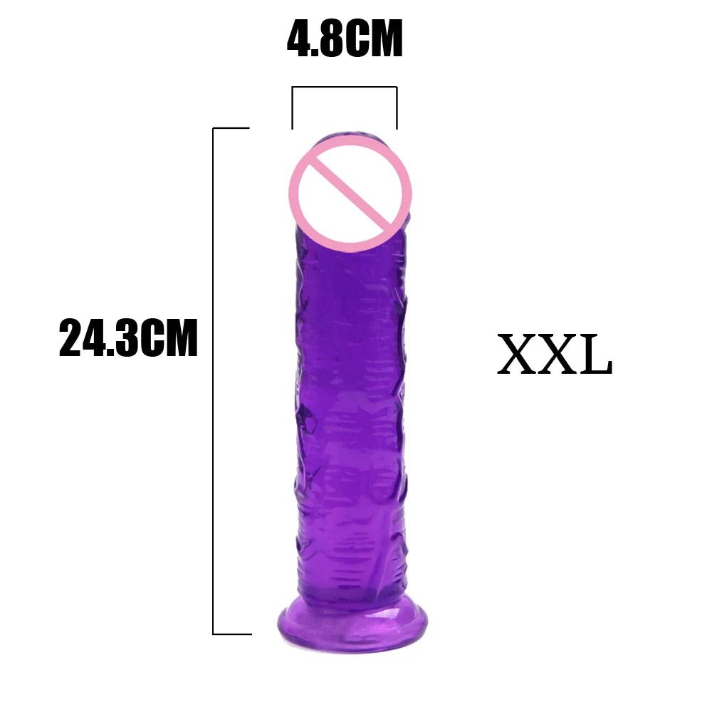Dildo Anal Plug Dilldo? for Women But Cock Sex Toys Butt Woman Penis Dilbo? 18 Realistic Strapon Dildos Strap-on Adults Glass