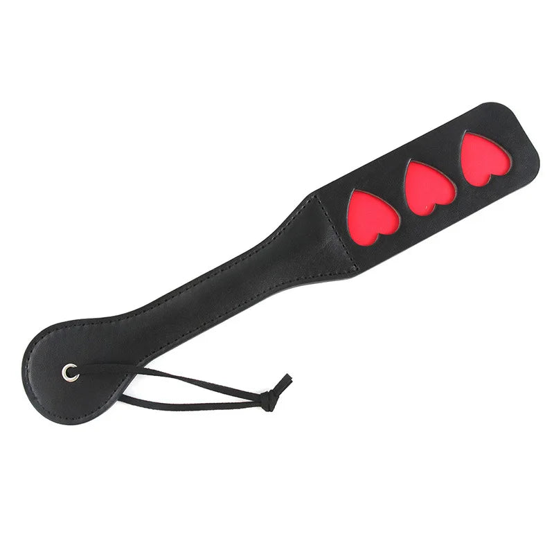 BDSM Bondage Whips with Fetish Slave Hand Shoot Spanking Paddle Double Beat Exotic Accessories for Couple Flirting Sex Toys