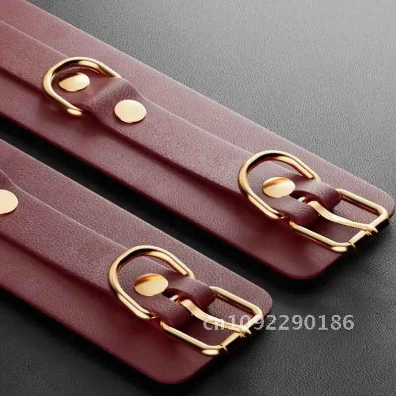 JIUUY Adult SM Sex Products Kits Bondage Gear Collar Butt Game BDSM Whip Sex Bundle Blindfold Erotic Couples for Sex Oral