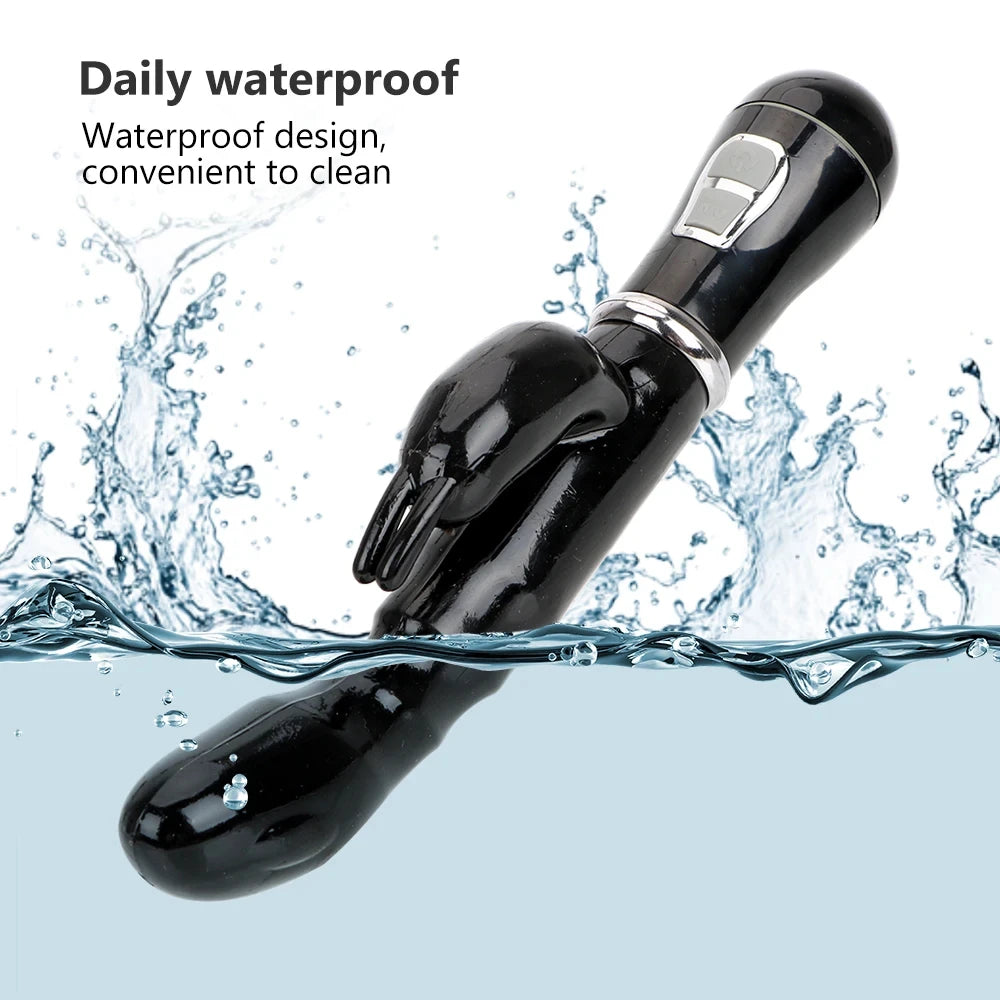 21cm Vibrating Dildo for Women Dual Stimulation Anal Butt Plug Clitoral/Vaginal Massager Adult Sex Toy for Female Masturbation