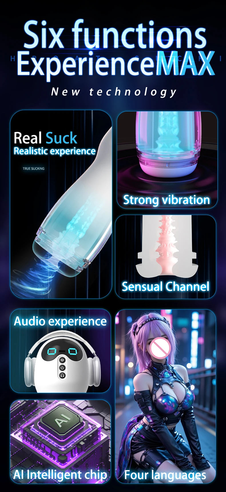 Male Masturbator 5+10 Frequency Sucking Vibrator Adult Blowjob Stimulation Penis Sex Oral Anal Masturbation Cup Sex Toys For Men