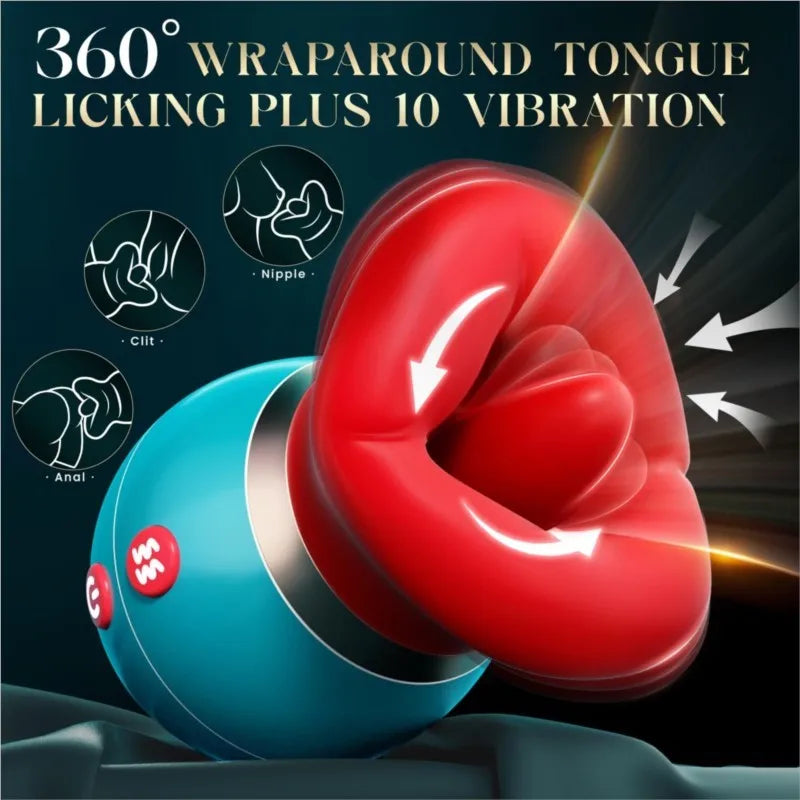Adult Sex Toys Vibrator with APP Control 3 IN 1 Big Mouth Vibrators Sex Machine 360° Clit Nipple G Spot Anal Toys for Women
