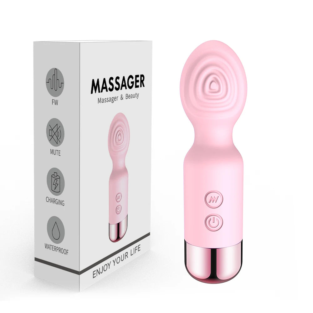 Mini Vibrator Female Clitoris Stimulator Sex Toys for Woman AV Magic Wand for Adult 18 Masturbator Siliconen Dildo Erotic
