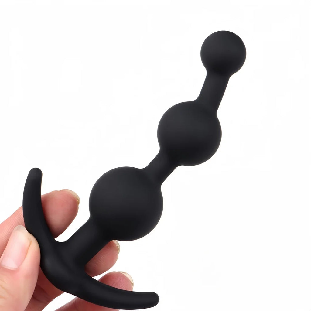 18+ Adult Silicone Anal Plug Bead anus Sex Toys Big Balls G-Spot Stimulating Butt Plug for Women Massager Erotic sextoys Couples
