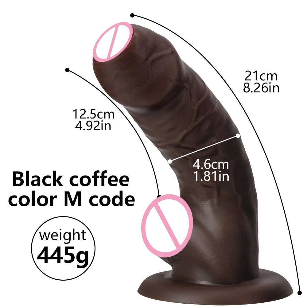 Soft Big Dildo Realistic Slicone Male Artificial Penis With Suction Cup Dick For Woman Masturbator Adult Sex Toys Stiff Dildos
