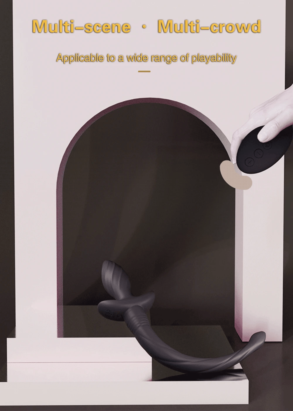 Anal Plug Vibrator BDSM Erotic Dog Tail G-spot Stimulator Women Men Gay Sex Game Butt Plug Adult Toys Sex Shop Prostate Massager