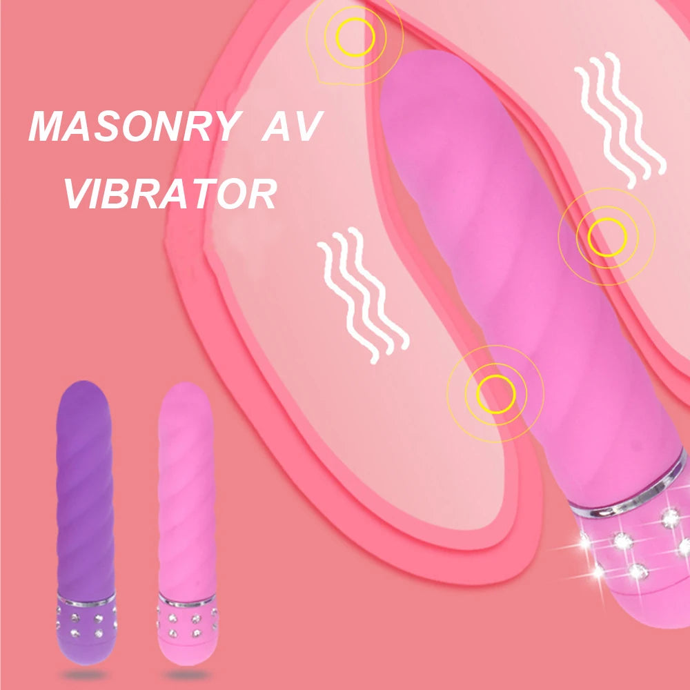 Mini Powerful Vibrator Sex Toys for Woman AV Magic Wand Vibrators Clitoris Stimulator Masturbator Dildo Erotic Toys for Adult