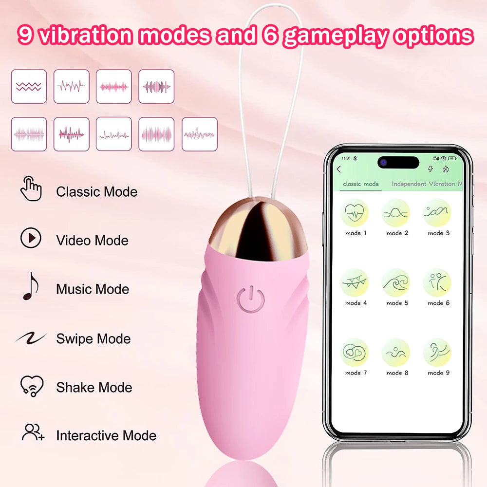 Bullet Vibrator Sex Toys for Woman Wireless Remote Control Vibrating Eggs Dildo Clitoris Stimulator G- Spot Vibrators for Women