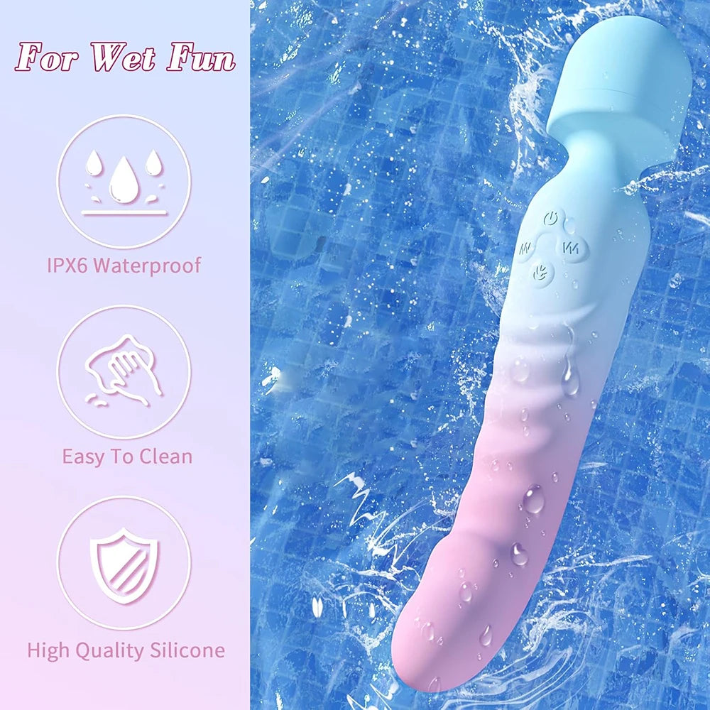 Powerful AV Vibrator for Women G Spot Dildos Magic Wand Clitoris Stimulator Female Vagina Massager Adults Sex Toys for Woman