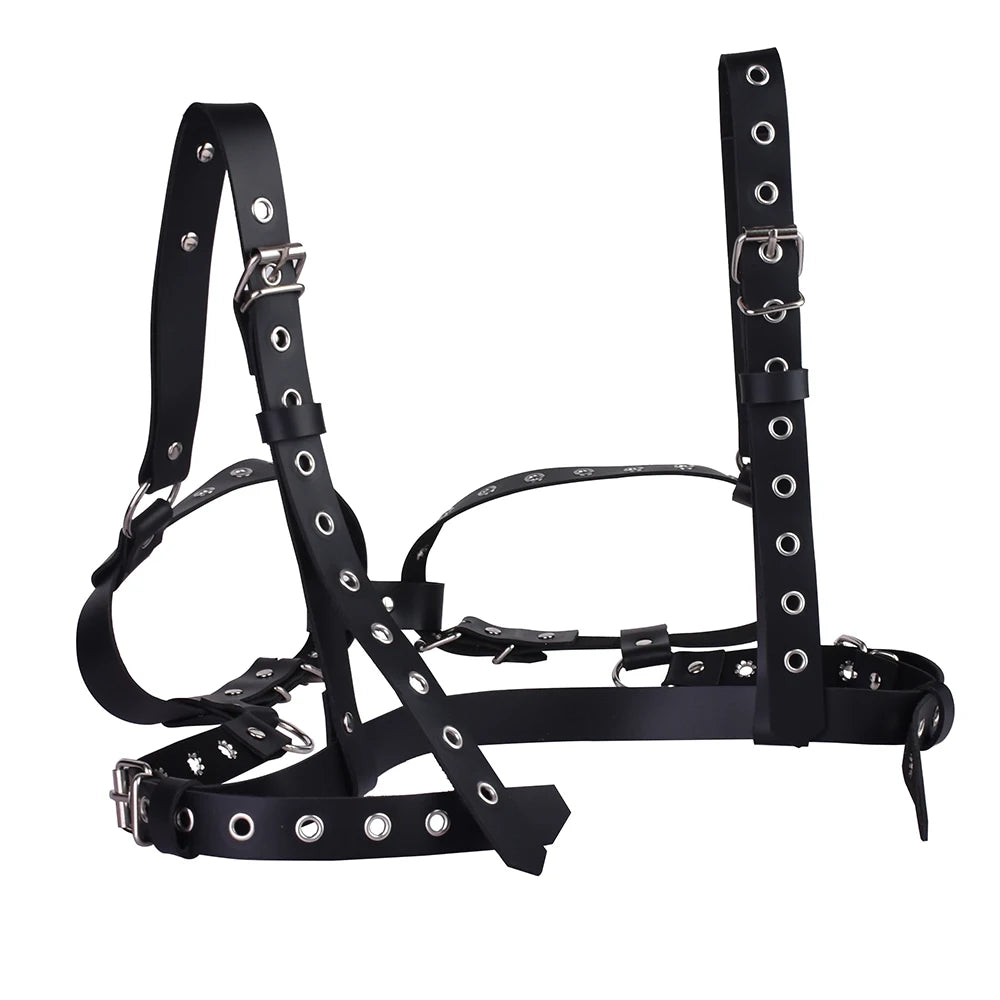 QKKQ BDSM Bra Adjustable Breast Binder Nipple Pleasure Wearable Chest Bondage Belt Sex Toys Erotic Tool Couple Game Sexy Gadgets