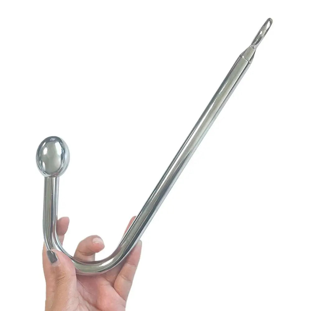 Stainless Steel Anal Hook Anus balls Metal Anal Dilator Butt Plug Big Anal Beads prostate massager insert Anal sex toy for Adult